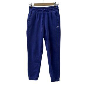 Fabletics Fleece Workout Jogger Sweatpants Drawstring Waist Royal Blue Men 26